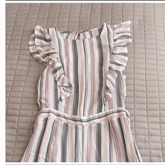 Stripe sleeveless romper - Picture 4 of 6